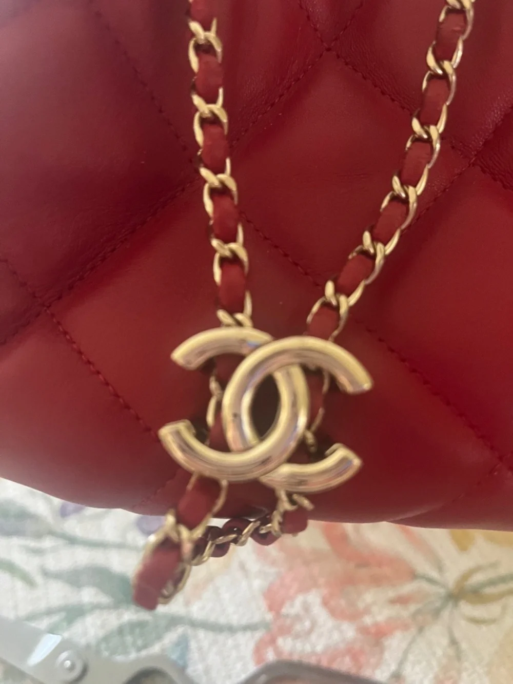 Chanel small bucket bag